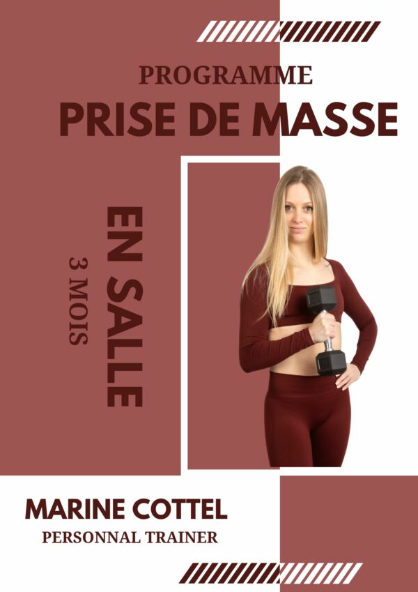 Programme Prise de masse - en salle de sport